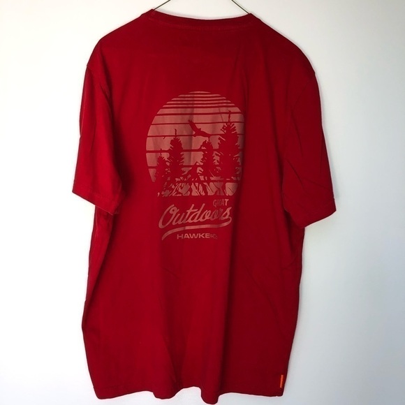 Hawke & Co size XXL red short sleeve shirt - Picture 6 of 11